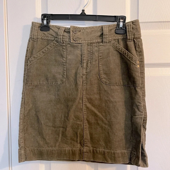 Jacob  Connection y2k women mini skirt 3 4 corduroy light brown - Picture 1 of 7
